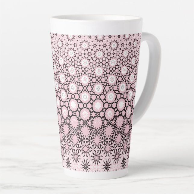 rosa Metamorphose-Design Milchtasse (Rechte Ecke)