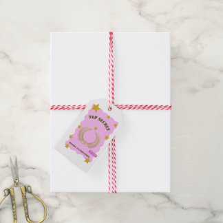 Rosa militärisches Geschenk-Tag — Top Secret Mädch Geschenkanhänger