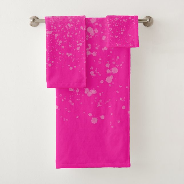 Rosa Minimalismus  Badhandtuch Set (Insitu)