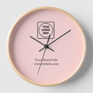 Rosa Minimalistisch Maßgeschneidertes modernes G Uhr