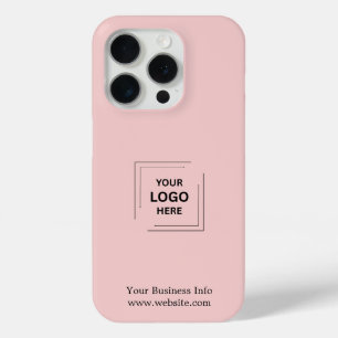 Rosa minimalistische iPhone-Hülle für Unternehmen  Case-Mate iPhone Hülle