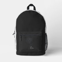 Rosa Minimalistische Linien Kunst Tasche
