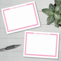 Rosa minimalistisches Monogramm