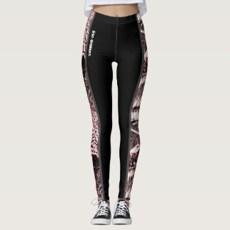 Rosa Mischung Leggings