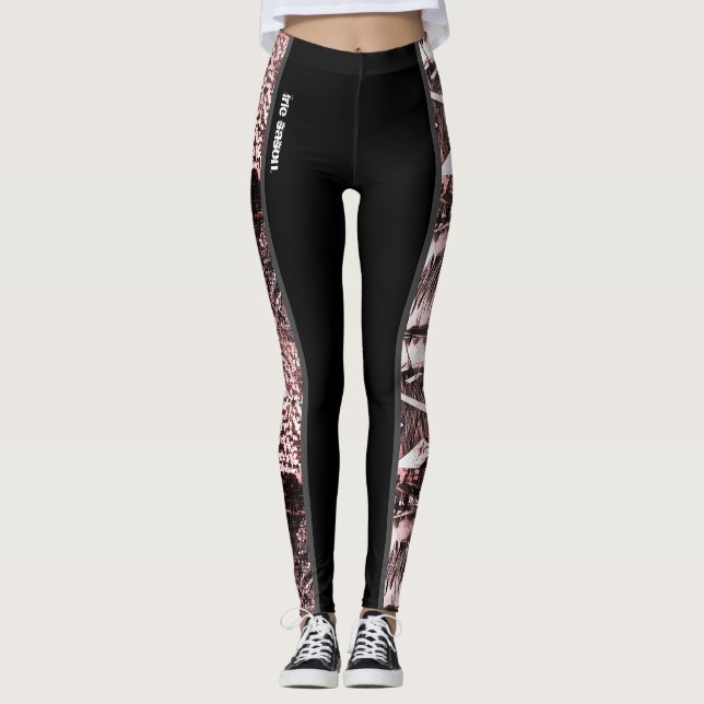 Rosa Mischung Leggings (Vorderseite)