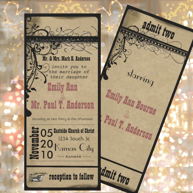 Rosa Mittelalter, Einladungen zur Hochzeit in der  (Von Creator hochgeladen)