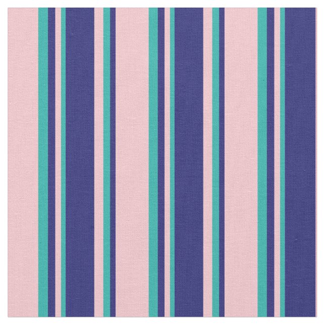 Rosa, Mitternachtsblau und hellblau, grün gefärbt Stoff (Nahaufnahme)