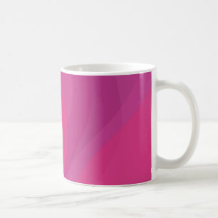 Rosa, moderne, coole, trendige, urbane Wide-Illust Kaffeetasse