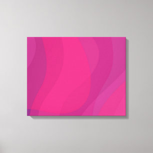 Rosa, moderne, coole, trendige, urbane Wide-Illust Leinwanddruck