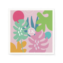 Rosa moderne tropische Natur mädchenhaft boho