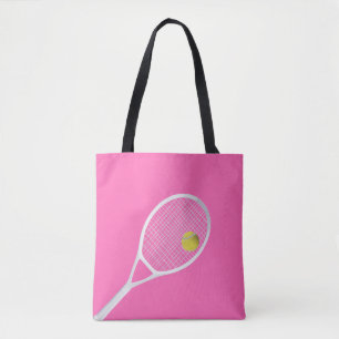 Rosa Modernes Tennisball-Ball Weißer Racket