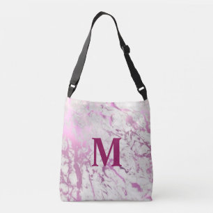 Rosa Monogramm Hochzeitsnadel Tragetaschen Mit Langen Trägern