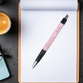 Rosa-Monogrammnamenskript Kugelschreiber