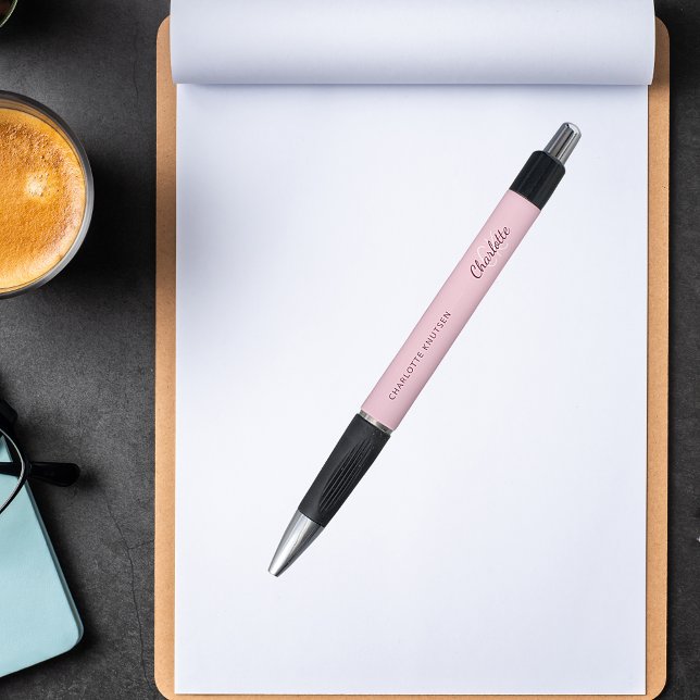 Rosa-Monogrammnamenskript Kugelschreiber (Von Creator hochgeladen)