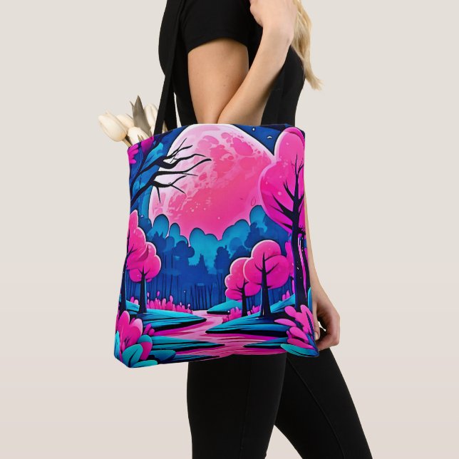 Rosa Moonlit Forest Art (Von Nahem)