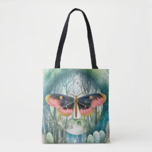 Rosa Moth Forest Night