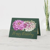 Rosa Mum Weiße Orchidee Botanische Chic Geburtstag