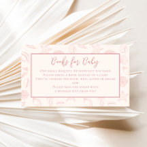 Rosa Muschel-Küsten-Baby-Party-Bücher für Baby