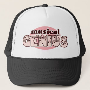 Rosa musikalisches Genie Truckerkappe