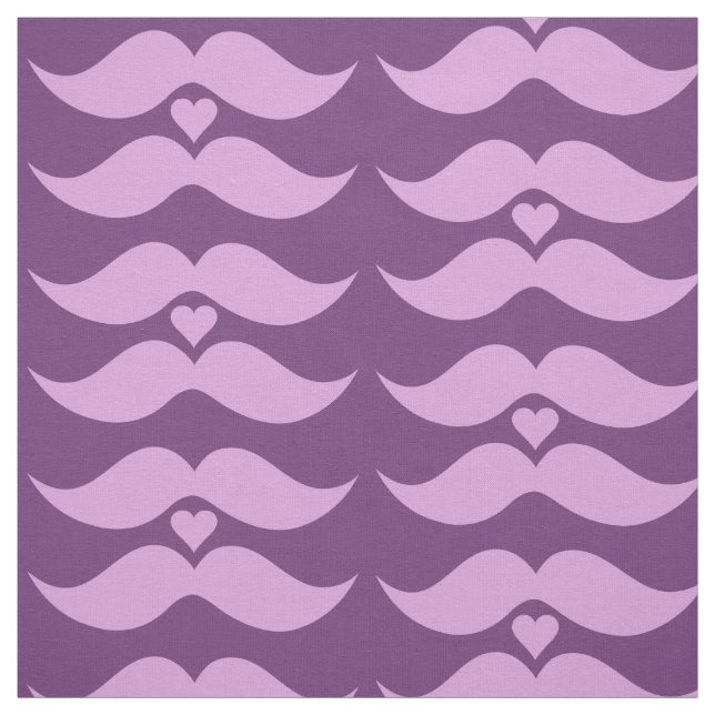 Rosa Mustaches, kundenspezifisch Stoff (Muster)