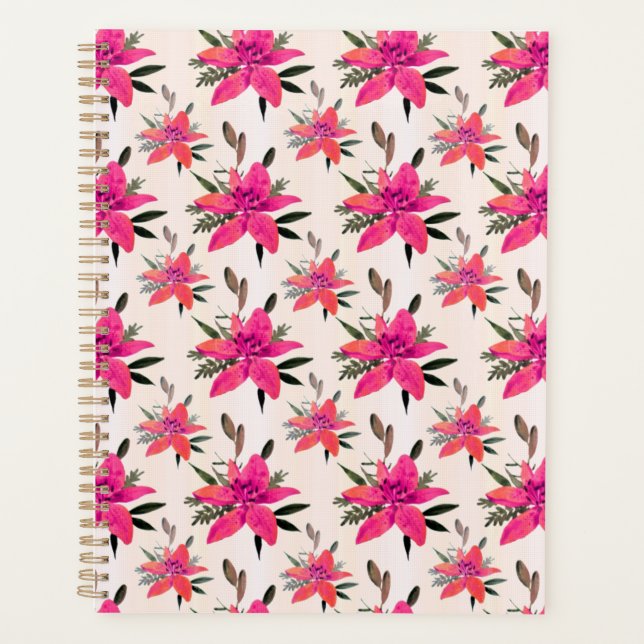 rosa Muster-Design-29500 Planer (Vorderseite)