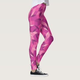 rosa Muster Leggings