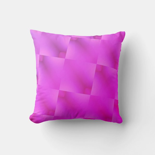 Rosa Muster pastellfarben Kissen (Vorderseite)