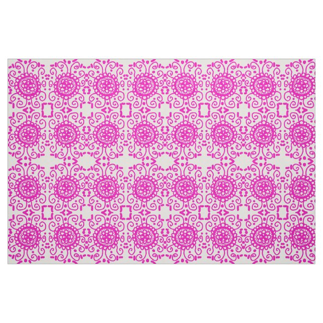 rosa Muster Stoff (Fat Quarter (45,7 x 55,9 cm))