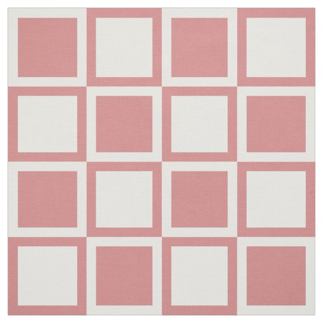 Rosa mutiges Mod quadriert ~ große Skala Stoff (Muster)