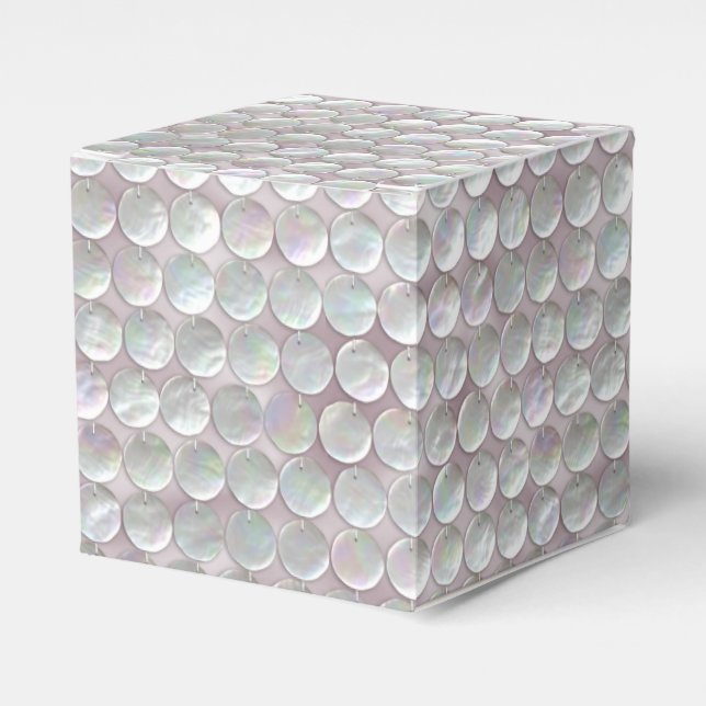 Rosa Mutter der Perlmuscheln Geschenkschachtel (Vorderseite)