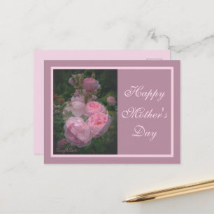 Rosa Muttertag Postkarte