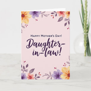 Rosa Muttertagsdesign Karte