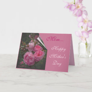 Rosa-Muttertagskarte Karte