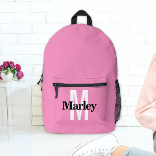 Rosa Name Mädchen Bold Bedruckter Rucksack