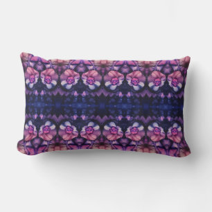 Rosa Navy Kaleidoskop Lendenkissen