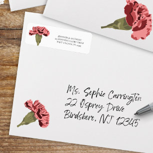 Rosa Nelken Luxe Moderne Blumenhochzeit