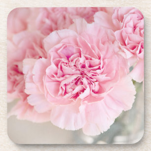 Rosa Nelken Untersetzer