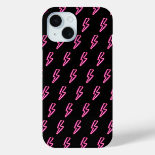 Rosa Neon-Blitz-Muster Case-Mate iPhone Hülle