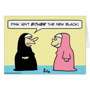 rosa neues Schwarzes der Nonnen