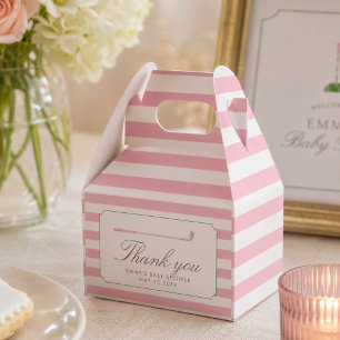 Rosa New to the Club Preppy Klassische Babyparty-F Geschenkschachtel