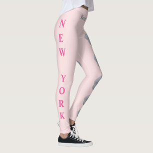 Rosa New Yorker Staat Blume (Die Rose) Leggings