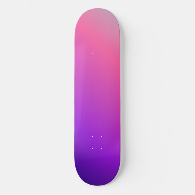 Rosa Niedliche Ästhetik Skateboard (Vorderseite)