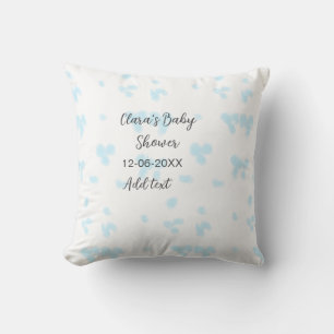 Rosa niedliche Blume Babydusche Aquarell Modernes Kissen