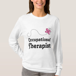 Rosa niedlicher beruflicher Therapeut T-Shirt