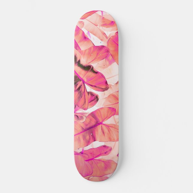 Rosa Nirwana Skateboard (Vorderseite)
