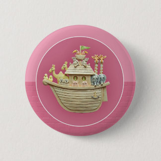 Rosa Noahs Arche Button