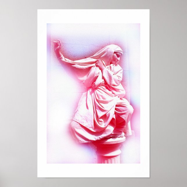 Rosa Nonne Poster (Vorne)