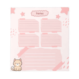 Rosa Notizblock
