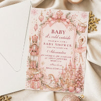 Rosa Nussknacker-Baby-Party