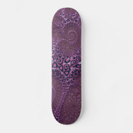 Rosa Octopus Fraktal Abstrakt Skateboard